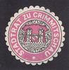 Crimmitschau Siegelmarke / Verschlussmarke / Stadtrat zu Crimmitschau
