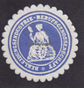 Preussen Siegelmarke / Verschlussmarke / Bekleidungsindustrie Berufsgenossenschaft / ...