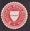 Halle a/S. Siegelmarke / Verschlussmarke / Magistrat der Stadt Halle a/S.