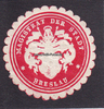 Breslau/Schlesien/Polen Siegelmarke / Verschlussmarke / Magistrat der Stadt Breslau