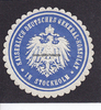Stockholm/Schweden Siegelmarke / Verschlussmarke / Kaiserlich Deutsches General-Konsulat in ...