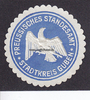 Guben Siegelmarke / Verschlussmarke / Preussisches Standesamt Stadtkreis Guben
