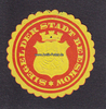 Beeskow Siegelmarke / Verschlussmarke / Siegel der Stadt Beeskow