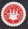 Artern/Unstrut Siegelmarke / Verschlussmarke / Der Magistrat zu Artern