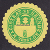 Grünberg/Schlesien/Polen Siegelmarke / Verschlussmarke / Magistrat zu Grünberg i. Schl.