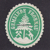 Frohnau/Annaberg-Buchholz Siegelmarke / Verschlussmarke / Gemeinde Frohnau