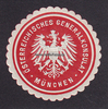Österreich/München Siegelmarke / Verschlussmarke / Österreichisches Generalkonsulat München