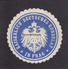 Prag/Tschechien Siegelmarke / Verschlussmarke / Kaiserlich Deutsches Konsulat in Prag