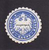 Deutsches Reich Siegelmarke / Verschlussmarke / Reichs - Haupt - Kasse