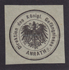 Anrath/Willich Siegelmarke / Verschlussmarke / Direktion des Königl. Gefängnisses Anrath