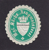 Sachsen Siegelmarke / Verschlussmarke / Kgl. Sächs. Zeugmeisterei