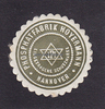 Hannover Siegelmarke / Verschlussmarke / Phosphatfabrik Hoyermann Hannover / ...
