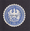 Bad Ems Siegelmarke / Verschlussmarke / Königl. Preuss. Bade- u. Brunnendirektion Ems