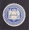 Magdeburg Siegelmarke / Verschlussmarke / Königliche Eisenbahndirektion Magdeburg