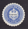 Preussen Siegelmarke / Verschlussmarke / Beaufsichtigung der Dampfkessel / C.V. 10