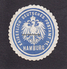 Hamburg Siegelmarke / Verschlussmarke / Kaiserlich Deutsches Postamt 11. Hamburg