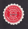 Linden/Limmer/Hannover Siegelmarke / Verschlussmarke / Reklamemarke / C. O. Denhardt Drogerie Linden ..