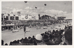 Adenau/Rheinland-Pfalz Ansichtskarte / Postkarte / Nürburgring: Start der Rennwagen -