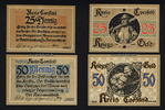 Coesfeld Westfalen 25 Pf, 50 Pf Kreis -