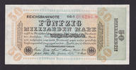 Deutsches Reich 50 Milliarden Mark Reichsbanknote -
