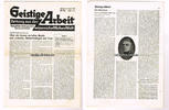 Berlin Zeitung / Geistige Arbeit / Zeitung aus der wissenschaftlichen Welt -