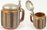 Höhr - Grenzhausen Steinzeug / Jugendstil / 0,5 L. Krug / Bierseidel /Reinhold Merkelsbach -