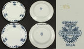 Mettlach / Saarland 1 Speiseteller / Steingut / Jugendstil / Villeroy & Boch / Dekor Milla -