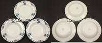 Mettlach / Saarland 1 Teller etwas tiefer / Steingut / Jugendstil / Villeroy & Boch / Dekor Milla -