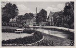 Lüdinghausen / Westfalen Ansichtskarte / Postkarte / Lüdinghausen i.W. Partie a. d. Mühle -