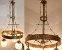Deutsches Reich Jugendstil / Deckenlampe / Hängelampe -