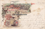 Lübeck Ansichtskarte / Postkarte / Litho / Lübeck / H. Lück / Brauerei Walkmühle Lübeck -