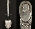 USA US Präsidenten, Souvenir-Löffel / WM Rogers / Theodore Roosevelt -