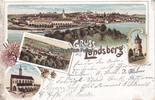 Landsberg/Lech/Bayern Ansichtskarte / Litho / Gruss aus Landsberg a/L / Stadt-Pfarrkirche / ... -