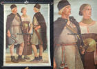 Drittes Reich Schulwandkarte / Schul Lehrtafel / Rollbild Karte / Geschichte / Germanische ... -