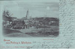 Polling b. Weilheim Ansichtskarte / Postkarte / Mondscheinkarte / Gruss aus Polling b. Weilheim ... -
