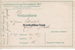 Sachsen Ansichtskarte / Postkarte / Feldpost / Landessammlung Heimatdank 1917 -