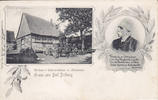 Alhausen / Bad Driburg Ansichtskarte / Postkarte / Gruss aus Bad Driburg/Weber's Geburtshaus in Alhausen -