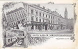 Wien / Österreich Ansichtskarte / Postkarte / Hotel Nagler, Wien, III. Rennweg No. 59. -