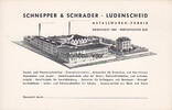 Lüdenscheid Ansichtskarte / Postkarte / Visitenkarte / Schnepper & Schrader, Metallwaren-.. -
