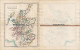 Schottland Original Landkarte, Scotland / Walker's Atlas. / Gestochen von Sidney .. -