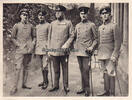  O.J. Deutsches Reich Fotokarte / Reichskanzler Bethmann - Hollweg mit seinen Offizieren 2