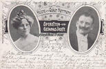  1902 Deutsches Reich Ansichtskarte / Postkarte / Helene und Oskar Herrmann / Operetten - und.... 2
