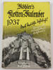 1937 Drittes Reich Köhler s Flotten-Kalender 1937 / Das deutsche Jahrbuch! 2-3