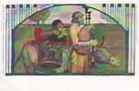 Berlin Ansichtskarte / Postkarte / Künstlerkarte von Albert Klingner / Jugendstil -