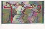 Berlin Ansichtskarte / Postkarte / Künstlerkarte von Albert Klingner / Jugendstil -