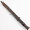 Drittes Reich Bajonett / Seitengewehr 84 / 98 / III. Modell, mit Bakelit - Griffschalen -