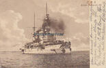 Deutsches Reich Ansichtskarte / Postkarte / S. M. S. Kaiser Friedrich III. -