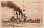Deutsches Reich Ansichtskarte / Postkarte / S.M.S. Elsass -
