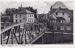 Lünen / Lippe Ansichtskarte / Postkarte / Lippebrücke mit Straße der S. A. -
