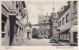 Borghorst / Steinfurt / Westfalen Ansichtskarte / Postkarte / Münsterstraße mit Rathaus -